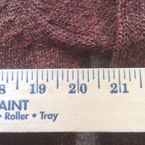 Alpaca Cardigan Auburn Size M - Picture 8 of 9